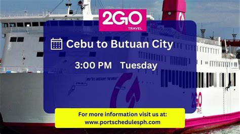 cebu city to butuan ferry